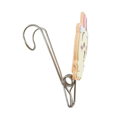 Chiikawa Hanger Clip (2 pcs) - Usagi &amp; Momonga - Techo Treats