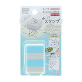 Chiikawa Pyokkori 3-in-1 Penetrating Stamp - Hachiware - Sun-Star Stationery - Default Title by Techo Treats Stationery