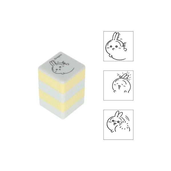 Chiikawa Pyokkori 3-in-1 Penetrating Stamp - Usagi - Sun-Star Stationery - Default Title by Techo Treats Stationery