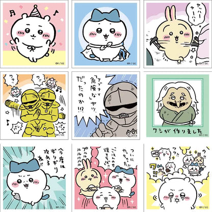 Chiikawa Sticker Collection 2 (50 designs, 5 stickers per pack) - Techo Treats