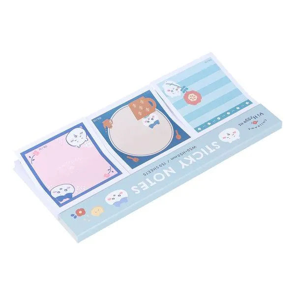Chiikawa Sticky Notes Pad - Relaxing - Sun-Star Stationery - Default Title by Techo Treats Stationery