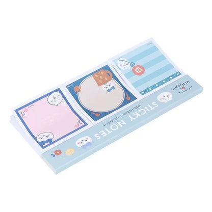 Chiikawa Sticky Notes Pad - Relaxing - Sun-Star Stationery - Default Title by Techo Treats Stationery