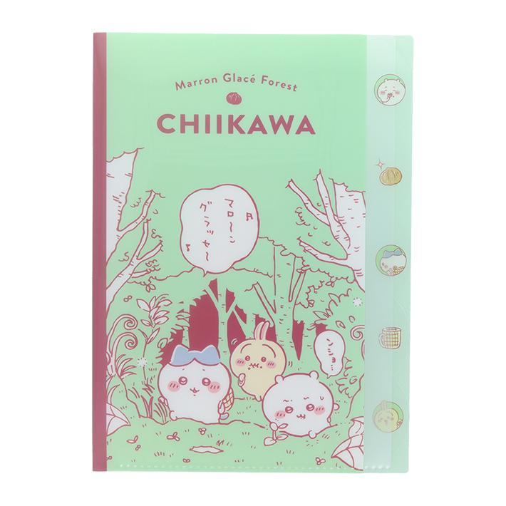 Chiikawa Vol.10 A4 Die-cut 5-Pocket Clear Folder - Comic (B) - Sun-Star Stationery - Default Title by Techo Treats Stationery