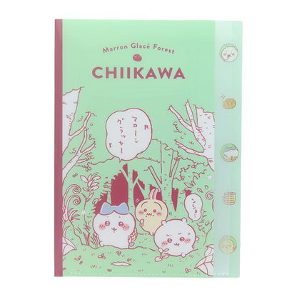 Chiikawa Vol.10 A4 Die-cut 5-Pocket Clear Folder - Comic (B) - Sun-Star Stationery - Default Title by Techo Treats Stationery