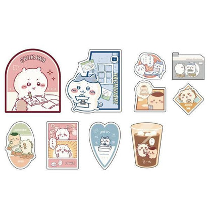 Chiikawa Vol.10 Peel-and-stick Large Sticker Set - Pink - Sun-Star Stationery - Default Title by Techo Treats Stationery
