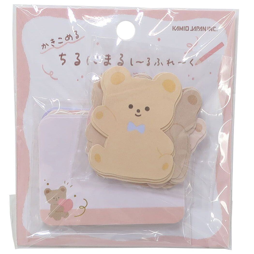 Chirunimaru Flake Stickers - Bear - KAMIO JAPAN - Default Title by Techo Treats Stationery