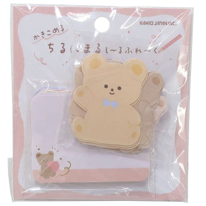 Chirunimaru Flake Stickers - Bear - KAMIO JAPAN - Default Title by Techo Treats Stationery