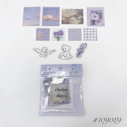 choice days Flake Stickers - Emotion Purple - Techo Treats