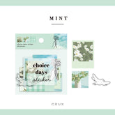 choice days Flake Stickers - Mint - Techo Treats