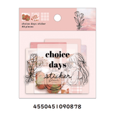 choice days Flake Stickers - Sweet Coral - Techo Treats