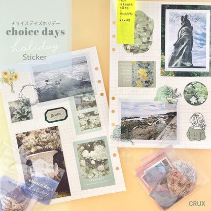 choice days holiday Flake Stickers - Sunset - Techo Treats