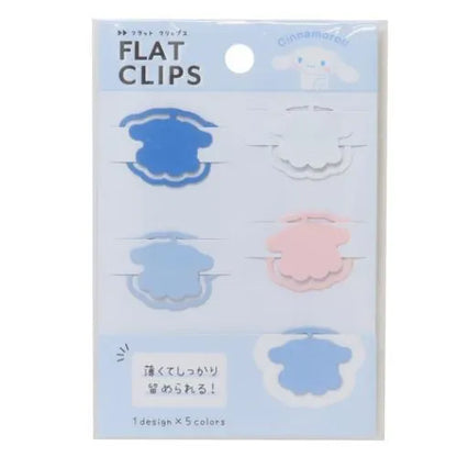 Cinnamoroll Character Flat Clips - KAMIO JAPAN - Default Title by Techo Treats Stationery