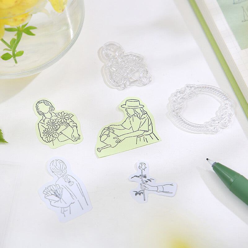 Clear Stamp - How to Spend Your Holiday - Gardening - Techo Treats