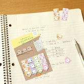 cocosasu Separable Sticky Notes - Shimaenaga Long-tailed Tit - Techo Treats