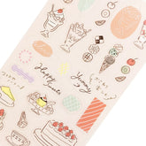 Collage Seal Clear Sticker - Dessert - Furukawa Shiko - Default Title by Techo Treats Stationery