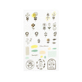 Collage Seal Clear Sticker - Nordic - Furukawa Shiko - Default Title by Techo Treats Stationery
