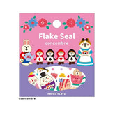 concombre Flake Seal - Alice in Flower Kingdom - Papier Platz - Default Title by Techo Treats Stationery