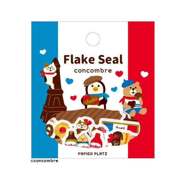 concombre Flake Stickers - Bonjour Chocolate - Techo Treats