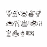 CORO-RE PLUS Rolling Stamp - CAFE - KAMIO JAPAN - Default Title by Techo Treats Stationery