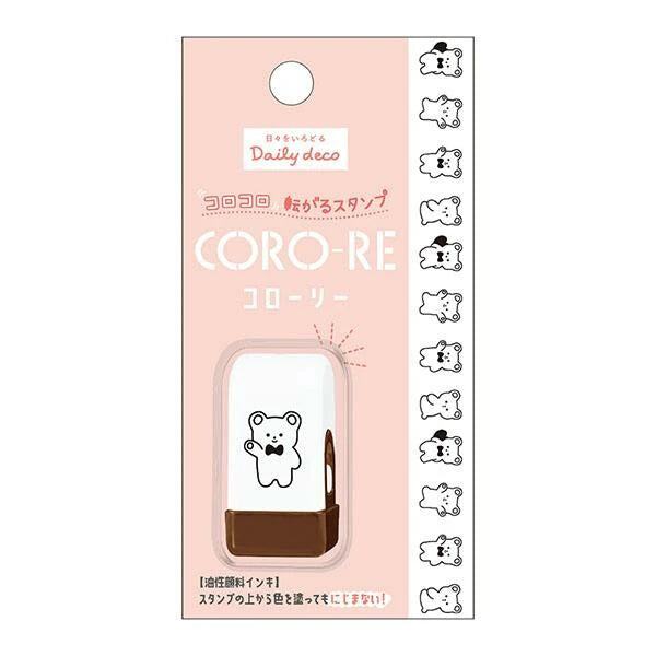 CORO-RE Rolling Stamp Vol.2 - Bear - KAMIO JAPAN - Default Title by Techo Treats Stationery