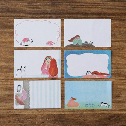 cotori cotori Roll Sticky Notes - Living with cats - TEGAMISHA - Default Title by Techo Treats Stationery