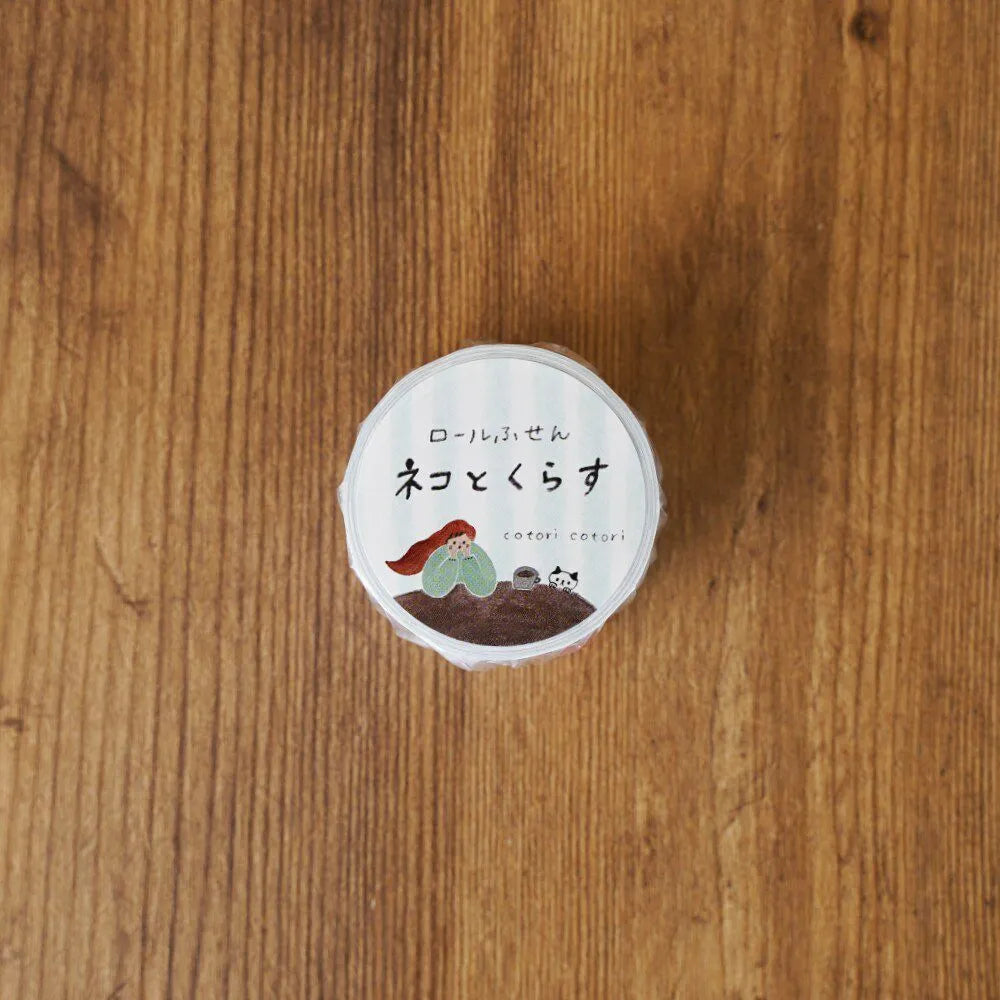 cotori cotori Roll Sticky Notes - Living with cats - TEGAMISHA - Default Title by Techo Treats Stationery
