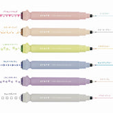 cruro Rolling Stamp Pen - Olive Green (Happy Clover) - Kutsuwa - Default Title by Techo Treats Stationery
