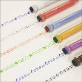 cruro Rolling Stamp Color Pen Vol.2 - Cat x Gray - Kutsuwa - Default Title by Techo Treats Stationery