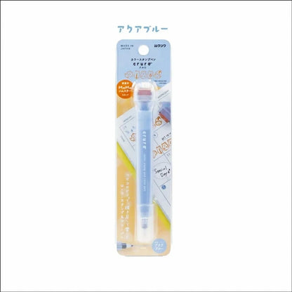 cruro Rolling Stamp Color Pen Vol.2 - Hamster x Blue - Kutsuwa - Default Title by Techo Treats Stationery