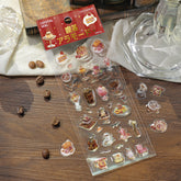 Crystal Seal Epoxy Sticker - Love Cafe A La Mode - Techo Treats