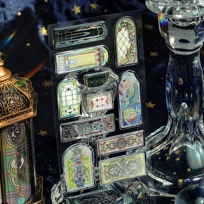Crystal Seal Epoxy Sticker - Stained Glass - Techo Treats