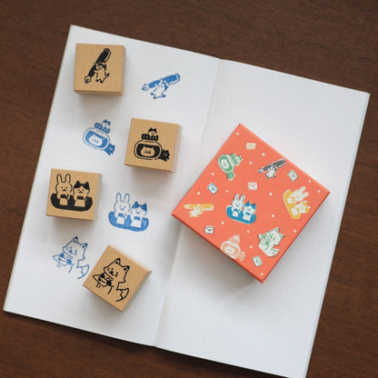 CTFJ Rubber Stamp Box Set - You Got Mail - Furukawa Shiko - Default Title by Techo Treats Stationery
