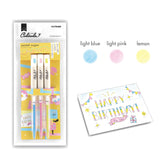 Culicule Colored Pencil - Set of 3 - 1st Series - Kutsuwa - pastel sugar by Techo Treats Stationery
