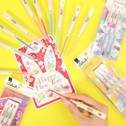 Culicule Colored Pencil - Set of 3 - 2nd Series - Kutsuwa - cold brew fruit tea by Techo Treats Stationery