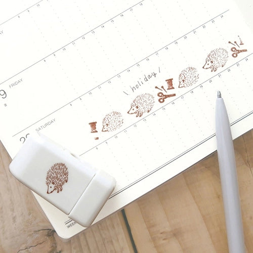 Deco Loop Rolling Stamp - Hedgehog - Techo Treats