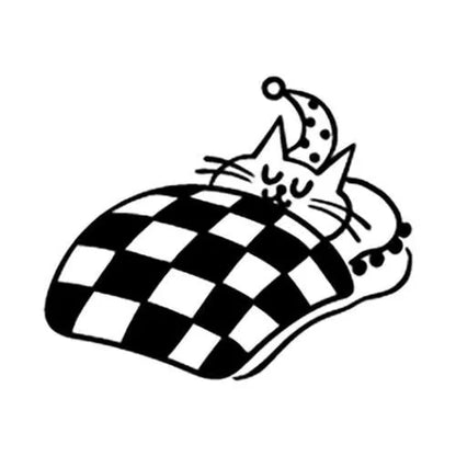 Decole Cat Life Rubber Stamp - Good Night - Default Title by Techo Treats Stationery