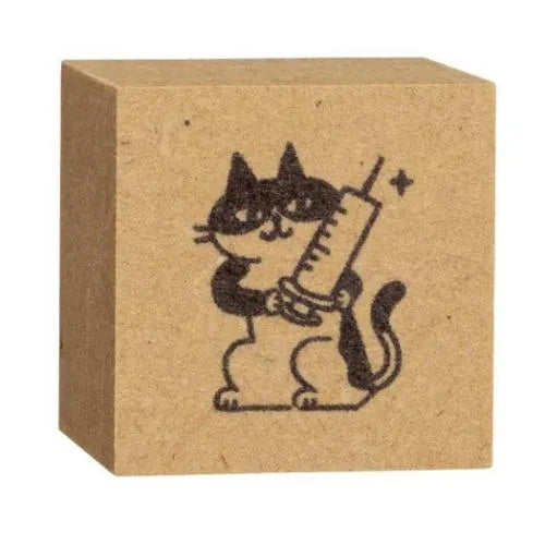 Decole Cat Life Rubber Stamp - Hospital - Default Title by Techo Treats Stationery