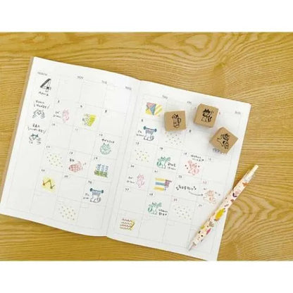 Decole Cat Life Rubber Stamp - Hospital - Default Title by Techo Treats Stationery