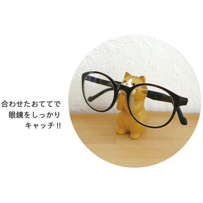 Decole Desktop Cat Glasses Stand - Mike Cat - Default Title by Techo Treats Stationery