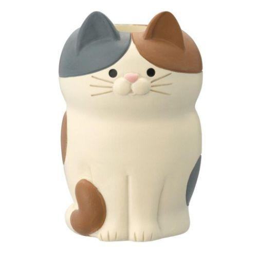 Decole Desktop Cat Mini Pen Stand - Mike Cat - Default Title by Techo Treats Stationery