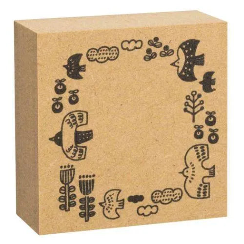Decole FIKA Frame Rubber Stamp - Bird - Default Title by Techo Treats Stationery