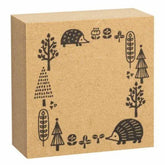 Decole FIKA Frame Rubber Stamp - Hedgehog - Default Title by Techo Treats Stationery