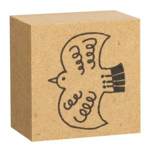 Decole FIKA Rubber Stamp - Bird - Default Title by Techo Treats Stationery