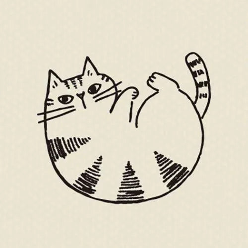 Decole FIKA Rubber Stamp - Cat B - Default Title by Techo Treats Stationery