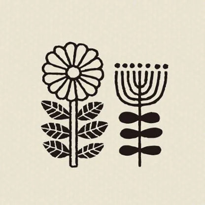 Decole FIKA Rubber Stamp - Flower - Default Title by Techo Treats Stationery