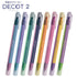 DECOT Vol.2 Color Change Marker (8 colors) - Sun-Star Stationery - Blue x Pink by Techo Treats Stationery