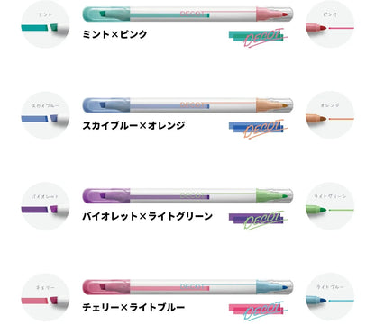 DECOT Vol.3 Overlay Marker Set (Set of 8) - Sun-Star Stationery - Default Title by Techo Treats Stationery