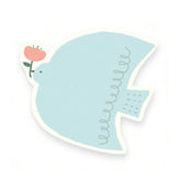 Die-cut Sticky Notes - Little Bird - Furukawa Shiko - Default Title by Techo Treats Stationery