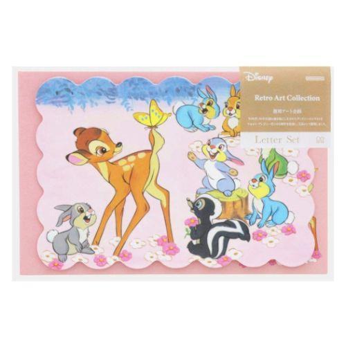 Disney Retro Art Collection Vol.2 - Die-cut Letter Set - Bambi - Sun-Star Stationery - Default Title by Techo Treats Stationery
