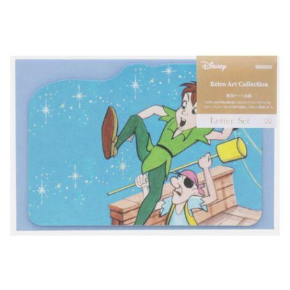Disney Retro Art Collection Vol.2 - Die-cut Letter Set - Peter Pan - Sun-Star Stationery - Default Title by Techo Treats Stationery